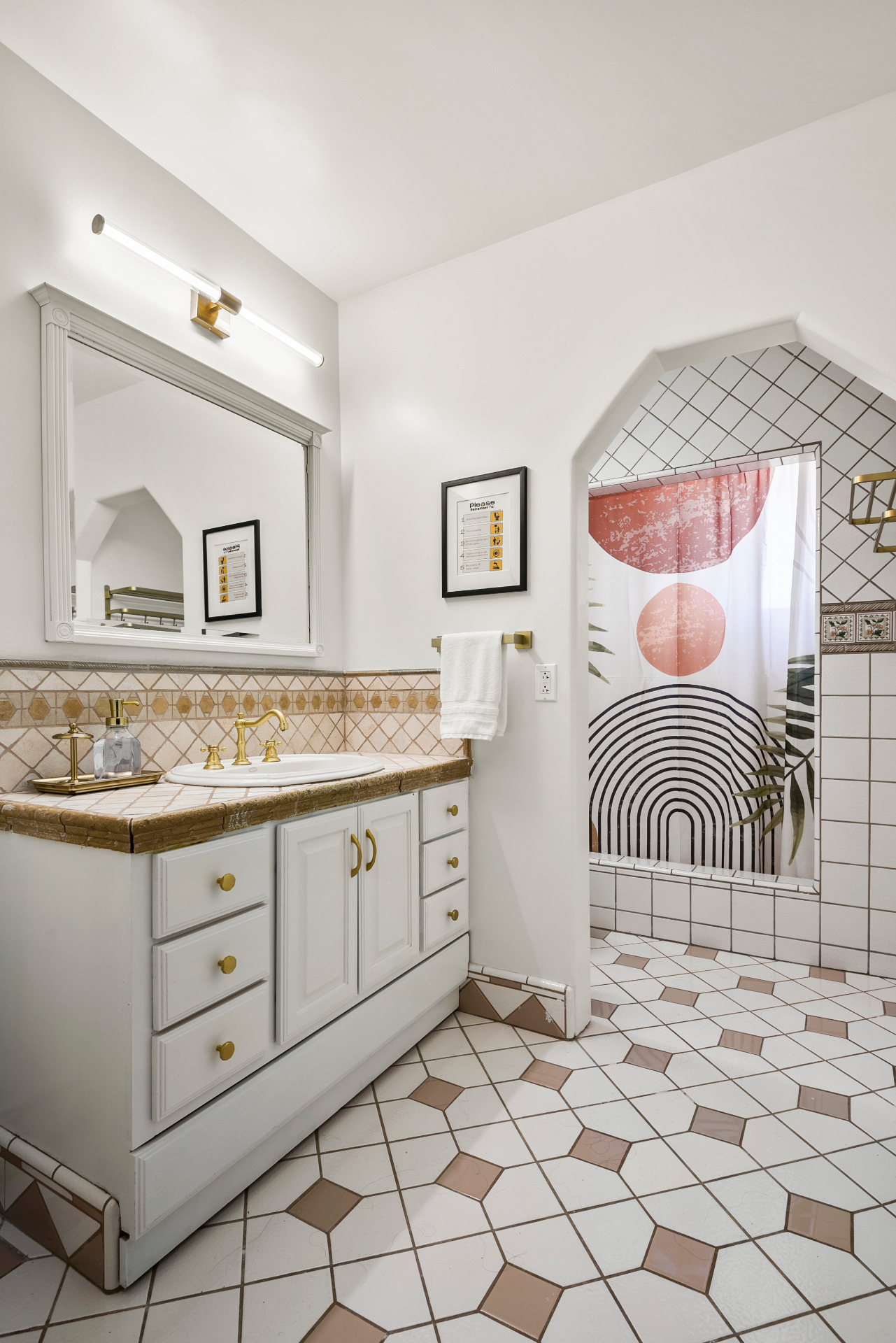 Bathroom 2 (shared) — vanity detail